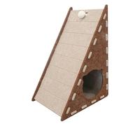Cat Scratcher Triangular Vertical Integrated Scratching Board With Cat Bed Wear Non Shedding Scratching Pad Against The Wall Climbing Mat for Cats 43