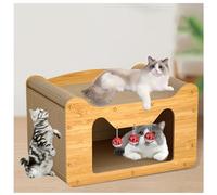 Cat Scratchers Cardboard Even A Scratching Post Is A Cat Nest, Bunny Castle Free Bell Ball When Ordering , Rabbit Hideaway Cat Scratch Boxes For Indoor Cats