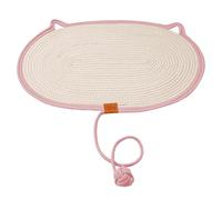 Cat Scratchers for Indoor,Natural Cotton Linen Interactive Anti-Slip Mat - Cat Scratch Pad,for Home Indoor Play Training Exercise Boredom Mental Stimulation Family Time Living Room