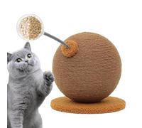 Cat Scratching Ball | Kitten Recreational Toy - Built-in Scratching Ball with Climbing Frame for Indoor Play Home Apartment Travel Education Bedroom Entertainment