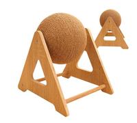 Cat Scratching Ball - Sisal Play Toy, Strong Claw Trainer for Pets, Sturdy Kitten Trainer | Multipurpose Enrichment Equipment for Small, Medium and Large Chinchilla Bunny Accompanions