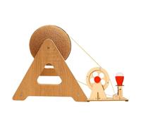 Cat Scratching Ball Toy: Sisal Rope Ball, Crank with Built-in LED Light, Interactive Kitten Toy, Indoor Window, Family Birthday Gift, Game to Relieve the Cat