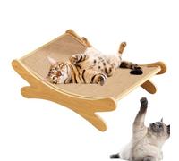 Cat Scratching Bed | 2 in 1 Cat Scratching Board & Lounge Bed | 50x33x16cm Corrugated Cardboard Cats Scratcher, Pet Scratch Beds Grinding Claw Toys for Prevents Cats from Destroying Home