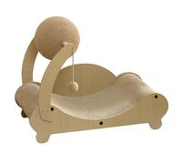 Cat Scratching Bed - 2 in 1 Multifunctional Cat Scratching Bed Cat Scratching Ball is a Cat Toy, Cat Scratcher, Cat Sofa Bed Kitten Scratching Sofa, Furniture Protection Claw Scratches Comfortable