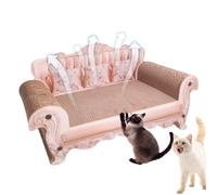 Cat Scratching Bed - Creative Scratching Mat for Living Room 60 x 24 cm, Heavy Duty Scratching Board | Cat Scratching Board No Debris, Cardboard Scraper for Furniture Protection