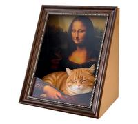 Cat Scratching Bed Retro Picture Frame Shape