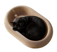 Cat Scratching Bed - Sisal Scratching Tray, Durable Furniture Protector, Durable Inner Toy, Optimal Comfort, Integrated Sturdy Non-Slip Lying Surface, Practical Cat Accessories, Modern