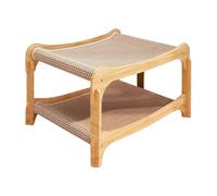 Cat Scratching Bed - Solid Double Layer Kitten Scratching Lounger, Wear-resistant Material, Comfortable Resting Material, Eco-Friendly Pet Accessory Designed for Longevity | P