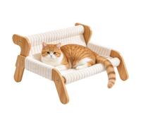 Cat Scratching Bed Tilt Protection Plush Interactive Pet Scratching Pad | Kitten scratch lounge bed scratching lounger for kittens outdoors and in the cellar for training, climbing and a