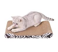 Cat Scratching Board - 17.32x8.27x1.77 Inch High Density Corrugated Cardboard Scratcher Reversible Non Slip Cat Scratching Pad Sloping Cats Toy For Kitten Furniture