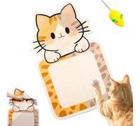Cat Scratching Board - 50 x 80 cm Large Scratching Board | Scratching Furniture Protector Interactive Toy for Wall Mounting, Cartoon Indoor Games, Pet Supplies, Self-Adhesive Kitten Accessories