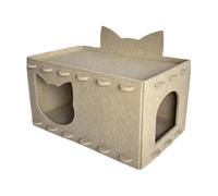 Cat Scratching Board and Sleeping Cave - 2-in-1 Felt Design for Cats and Puppies, Perfect for Home Use and Travel