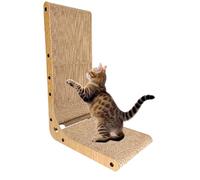 Cat Scratching Board Cardboard Cat Scratching Board | Scratching Box for Cats in L Shape | Vertical Cat Relaxation Scratching Board Wall Mount for Indoor Cats, Small Pets, Scratching Accessories