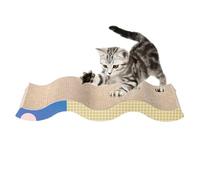 Cat Scratching Board - Cardboard Scratch Pad, Lounge Rest Activity Bed, Claw Care Exercise | Furniture Floor Guard For Mental Physical Exercise Training Relaxation Long Lasting Scratch Toy