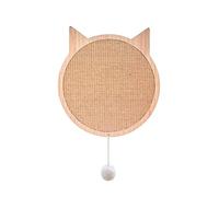 Cat Scratching Board Cat Scratcher Cat Scratcher Board Sisal Bite Toys Lovely Cat's Claw Shape Grinding Claw Soft Fur Balls With Suction Cup On Back Cat Scratching Pad(41 * 39cm)