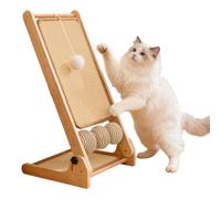 Cat Scratching Board, Foldable Training Device for Kittens, Vertical Sisal Scratching Board for Cats, Suitable for Small Breeds: in the Dining Room, Balcony, Living Room, in the