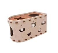 Cat Scratching Board House,Hideaway Cat Condo Cave Scratching Pads | Furniture Protection Kitten Training Toy Condo for Indoor Workspaces Rooms Apartment Offices Home Apartment Balcony Bedroom Living