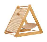 Cat Scratching Board, Interactive Kitten Toys, Claw Sharpening Textured Cardboard, Pet Training Accessory for Behavior Guidance, Long Lasting Scratch Relief for Apartment Home Office Shelter