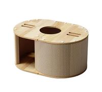 Cat Scratching Board, Kitten Grinding Lounge Scratcher, Wear Resistant Design Doubles as a Bed, for Protects Furniture While Keeping Small and Medium Pets Entertained & Active