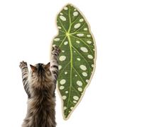 Cat Scratching Board - Leaf Shape Scratch Pad, Wall Mounted Protector for Indoor Cats Kitten Claw Trimming Furniture Home Living Room Bedroom Apartment Floor Corner 12.2x11.02inches