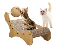 Cat Scratching Board Multi-Purpose Rotating Toy with Sisal Ball