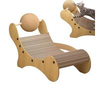 Cat Scratching Board, Multifunctional Rotating Toy with Sisal Ball, Indoor Cardboard Scratching Board for Cats, for Protecting Furniture for Corners, Living Room, Bedroom, Indoor, Outdoor