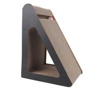 Cat Scratching Board, Vertical Triangle Shaped Scratcher Cardboard Cat Scratch Pad for Indoor Cat Vertical Cat Board Pads Cat Scratching Post