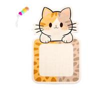 Cat Scratching Board - Wall Cat Scratchers, Felt Scratch Pad, Interactive Wall Mount Toy, Cartoon Play, Safe Material, ExtraGrip | Indoor Games Pet Supplies Couch Carpet Sofa Furniture Kit
