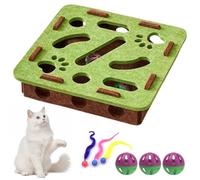 Cat Scratching Box Maze Felt with Bell Pet Games Exercise Hide Seek Hunting Fun Fun for Cats Adult Indoor