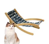 Cat Scratching Chair - Pet Chair With Sisal Scratcher - Adjustable Bed, Foldable Cozy Lounger, Pet Furniture For Kitten Puppy Bunny