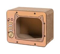 Cat Scratching House Corrugated Non Slip TV Shape Bed
