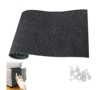 Cat Scratching Mat 200x40CM Self-Adhesive Trimmable DIY Cat Wall Scratcher Anti Scratch Furniture Sofa Protector Sticky Scratch Matt for ClibingWall Corner Dark Blue