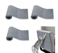 Cat Scratching Mat, 30 X 180CM Sofa Cat Scratch Protector Trimmable Self Adhesive DIY Furniture Protectors for Sofa Couch Wall (Grey)