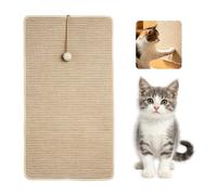 Cat Scratching Mat, 60 x 30 cm, Sisal Rug, Cat Scratching Boards with Play Ball