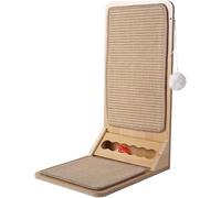 Cat scratching mat,Cat Scratcher Scratch Mat,L-shaped Sisal Scratching Board Vertical Large Scratching Mat Toys Self-help Relieve Boredom Claw Grinder for Indoor Cats