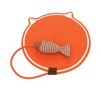 Cat Scratching Mat, Cat Scratching Mat, Cat Scratching Mat Protector for Cat Scratching Toys, Cotton Rope Cat Scratching Mat, Non Slip Scratch Mat for Friends and Families