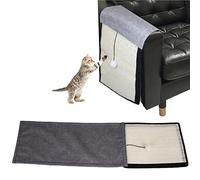 Cat Scratching Mat for Leather Chairs Sofa Furniture Protector Sisal Cats Kitten Scratch Mat Board Pad Flat Scratching Post Animals Scratcher Claws Guard Couch Chair Carpet Protector,No Nails Needed