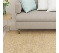Cat Scratching Mat Light Brown 80x100cm AntiSlip Indoor Heavy Durable 100% Sisal