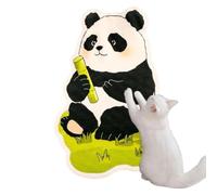 Cat Scratching Mat | Wall Mounted Cute Felt Adhesive Anti-Slip Pad | Cat Scratch Rug | For Relief Play Climbing Mental Stimulation Indoor Outdoor Living Room Corner Travel Family Time