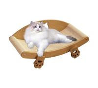 Cat Scratching Mats - Raised Scratching Bed, Sisal Furniture Protector, Puppy Rest Pillow, Compact Construction | Portable Pet Accessory for Small Dogs Kittens Sleeping Play Enrichment Boredom Vl