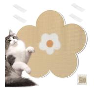 Cat Scratching Pad - Adhesive Cat Scratch Mat | Flower Shape Kitten Scratcher for Home Wall, Furniture Protector Pet Scratching Board