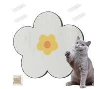 Cat Scratching Pad,Adhesive Cat Scratch Mat | Kitten Scratching Mat for Furniture Protector, Flower Shape Pet Scratcher