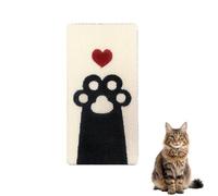 Cat Scratching Pad, Cat Paw Shape Corrugated Paper Board | Stable Convenient Flat Scratching Pad with Rounded Edge Design Easy to Maintain for Floor Acticity Corner,20*40cm