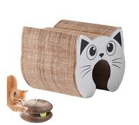 Cat Scratching Pad, Foldable Magic Organ Scratching Toy with Bell Ball, Cat Toy, for Claw Collars, Play Against Boredom, Mental and Physical Movement, Indoor and Home