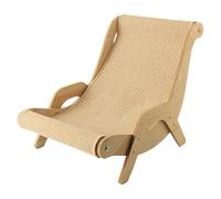 Cat Scratching Pads - 51.5x37x31.5cm Elegant Sturdy Cat Rocking Chair | Sisal Cat Lounge Chair | Pet-Friendly Multi-Functional Cat Scratcher, Cat Scratch Chair For Balcony, Bedroom, Garden