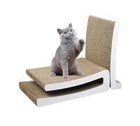 Cat Scratching Plate, Cardboard Scratch Pad, Cardboard Scratcher for Inner Cats, Interactive Toy, Scratch-Resistant Mat Scratching Pad for Climbing the Wall Sleeping Corner Play Window