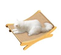 Cat Scratching Post - 2 in 1 Scratching Post, Oval Living Room, Recyclable, Corrugated | Training Mat for Protecting Furniture for Cats Indoor Adults Cats Doing