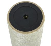 Cat Scratching Post 50 cm High Sisal Scratching Furniture with 8 cm Column, Beige, Sturdy Cat Tree for Claw Care, Climbing, Playing and Hiding, Includes Lying Surface and Cave