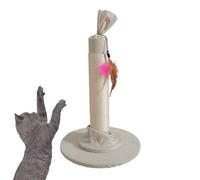 Cat Scratching Post - Anti-Tipping Indoor Kitten Toy, Exercise and Play Furniture Protector, Stress Relief Scratcher for Cats, Boredom Buster, Durable Pet Entertainment Accessory