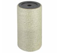 vidaXL Cat Scratching Post 8x15cm 10mm Beige Kitten Scratch Pole Stand Tree